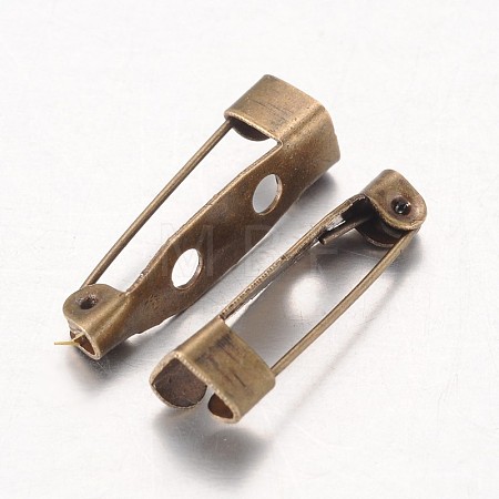 Iron Brooch Findings E035Y-NFAB-1