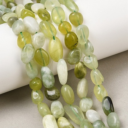 Natural Xiuyan Jade Beads Strands G-A284-A04-02-1