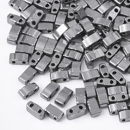 Electroplate Opaque Glass Seed Beads SEED-S023-20B-01-1