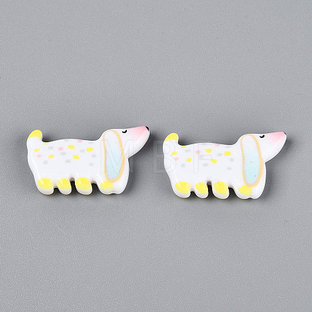 Printed Opaque Resin Beads RESI-N043-04E-1