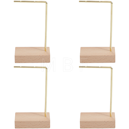 Wood with Iron Earring Displays ODIS-WH20011-002G-1