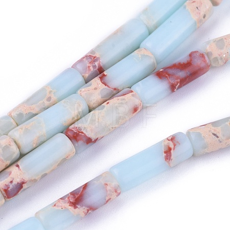 Synthetic Imperial Jasper Beads Strands X-G-L496-A07-1