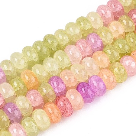 Glass Beads Strands GLAA-N059-5x8mm-22-1