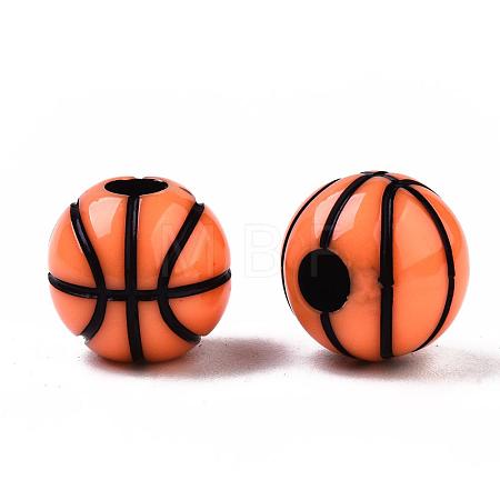 Craft Style Acrylic Beads X-MACR-T023-12A-1