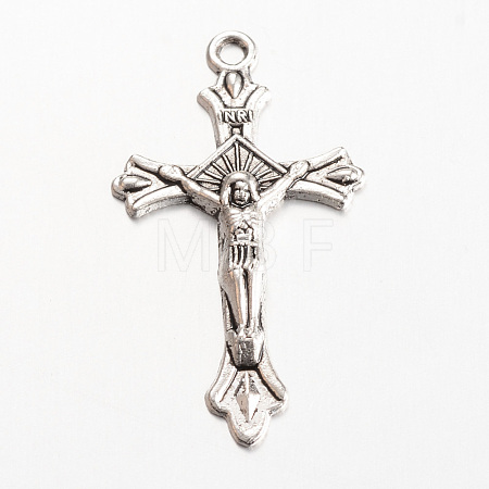 Tibetan Style Alloy Pendants X-TIBE-T003-010AS-LF-1
