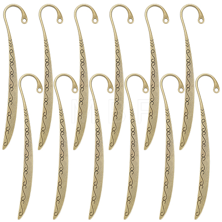 12Pcs Alloy Hair Sticks MRMJ-SC0001-66B-1