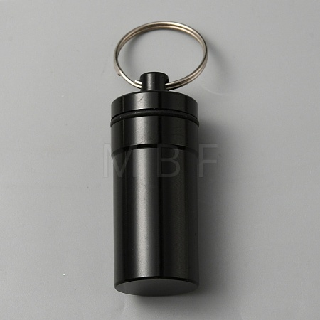 Outdoor Portable Aluminium Alloy Small Pill Case KEYC-WH0029-92B-1