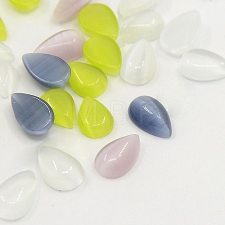 Cat Eye Cabochons CE-J001-8x13mm-M-1
