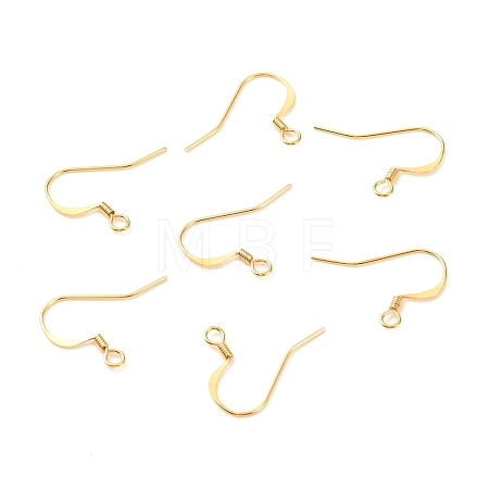 Brass Earring Hooks KK-F824-015B-G-1