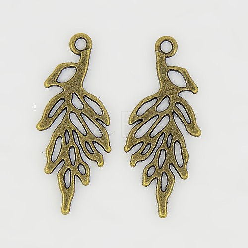 Tibetan Style Alloy Pendants TIBEP-EA11926YKG-AB-FF-1