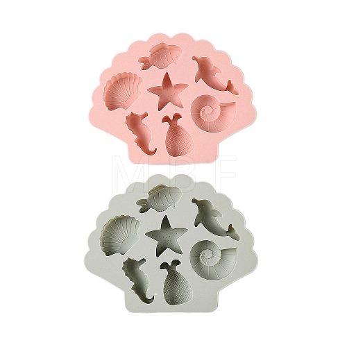 Shell Shape DIY Food Grade Silicone Mold DIY-K075-25-1