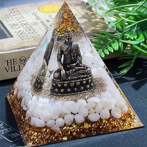 Orgonite Pyramid Resin Energy Generators PW-WG55223-01-1