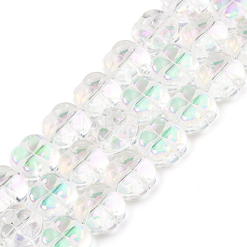 Electroplate Glass Beads Strands EGLA-T021-06C-1