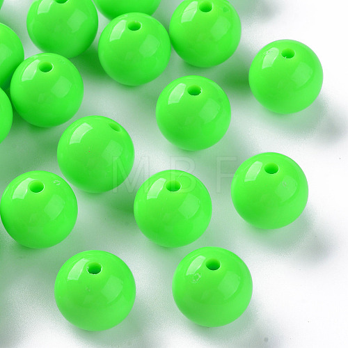 Opaque Acrylic Beads MACR-S370-C16mm-23-1