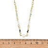 304 Stainless Steel with Natural Mixed Gemstone Pendant Necklaces NJEW-JN06653-03-3