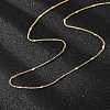 Brass Chain Necklaces MAK-L009-12G-3