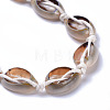 Adjustable Cowrie Shell Anklets AJEW-AN00256-3