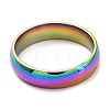Ion Plating(IP) 304 Stainless Steel Flat Plain Band Rings STAS-I160-B-20mm-M-2