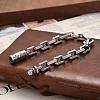 Brass Rectangle Link Chain Bracelets for Men FS-WG04BA2-01-3