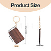 Walnut Wood Pendant Keychains KEYC-TAC0034-06A-4