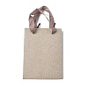 Paper Gift Tote Bags with Nylon Ribbon Handles ABAG-G018-01B-2