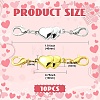 10Pcs 2 Colors Alloy Magnetic Clasps FIND-CJZ0001-011-2