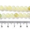 Natural New Jade Round Beads Strands G-O039-16-6mm-01-5