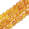 Natural Citrine Beads Strands X-G-S149-09-10mm-1