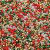 4 Colors 15/0 Christmas TOHO Round  Seed Beads SEED-X0058-30-2
