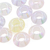 Electroplate Acrylic European Beads OACR-N010-069-1