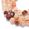 Natural Hematoid Quartz/Ferruginous Quartz Beads Strands G-B165-A06-10mm-3