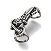 304 Stainless Steel Slide Charms STAS-F356-13AS-01-2