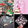 60g 10 Styles Handmade Polymer Clay Cabochons CLAY-CJ0001-66-7