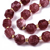 Natural Dolomite Beads Strands G-T131-85B-06-3