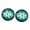 Glass Cabochons GGLA-L012-25mm-29-1