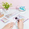 12Pcs 4 Style Laser Iridescent PVC Small Wallets AJEW-CP0005-51-3