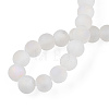 Transparent Frosted Glass Bead Strands LS-GLAA-T032-T8mm-MB13-4