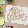 Large Plastic Reusable Drawing Painting Stencils Templates DIY-WH0202-444-3