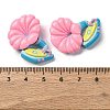 Opaque Music Theme Resin Cabochons CRES-Z010-02D-3