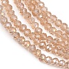 Electroplate Glass Beads Strands X-EGLA-R048-2mm-33-4