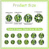 30Pcs 3 Styles Opaque Acrylic Beads MACR-PA0001-68-2