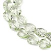 Transparent Glass Beads Strands GLAA-H038-03B-3