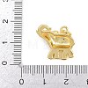 Brass Micro Pave Clear Cubic Zirconia Pendants KK-H273-48G-03-3