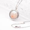 Natural Citrine Alloy Pendant Necklaces NJEW-JN01598-03-2