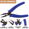 1Set Carbon Steel Jewelry Pliers PT-TA0001-03-3