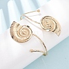 Alloy Cuff Bangles BJEW-Z168-01G-01-2