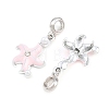 Alloy Enamel European Dangle Charms AL-CBAC2D3-01P-03-2