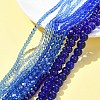 Electroplate Glass Beads Strands EGLA-FS0001-42D-7