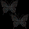 2Pcs Resin Hotfix Rhinestone DIY-CP0013-89B-1