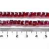 Electroplate Glass Beads Strands LS-EGLA-R030-4x4mm-04-2
